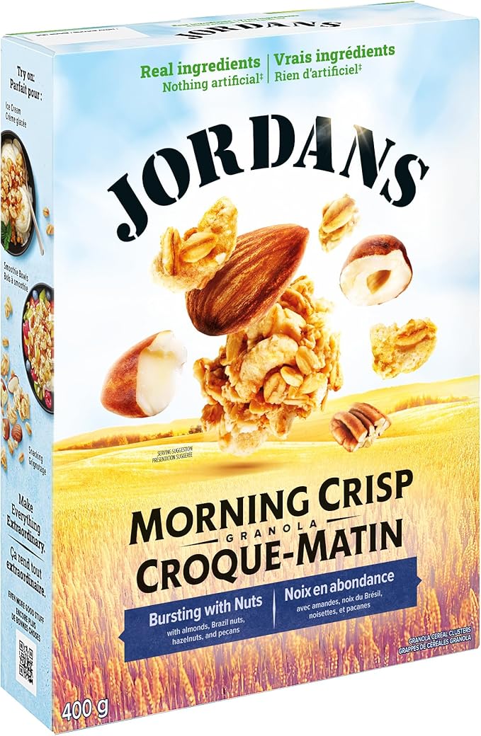 Jordans Morning Crisp Bursting with Nuts Granola Cereal 400g