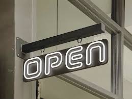 Jumbo Vertical Neon Open Sign – 5 FT x 3 FT for Indoor & Outdoor Use - Image 3