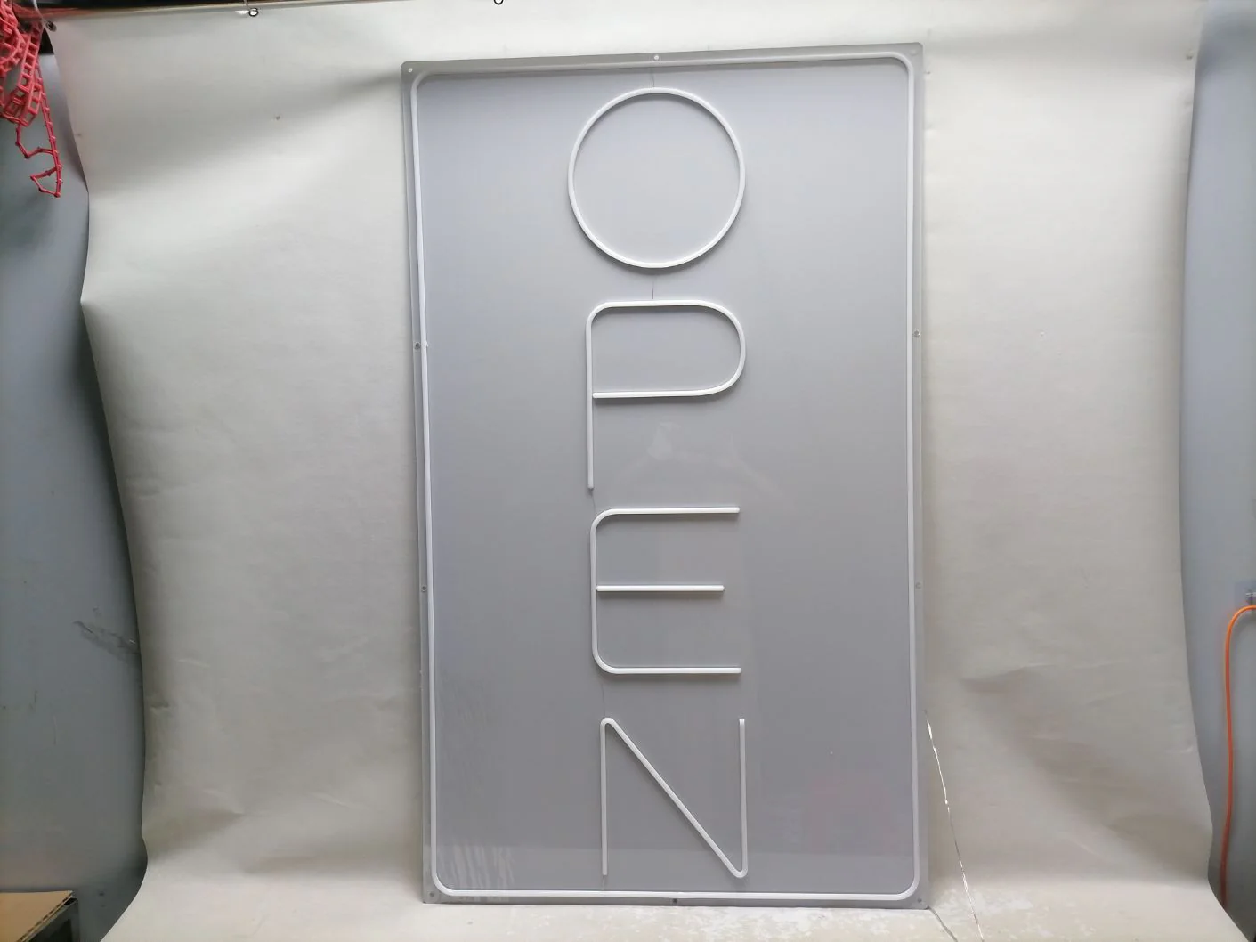 Jumbo Vertical Neon Open Sign – 5 FT x 3 FT for Indoor & Outdoor Use - Image 5