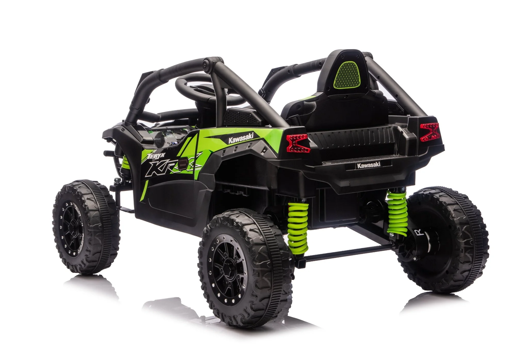 Kawasaki KRX 1000 Licensed 24V Ride-On Car – Remote Control, EVA Wheels, Leather Seat - Image 14