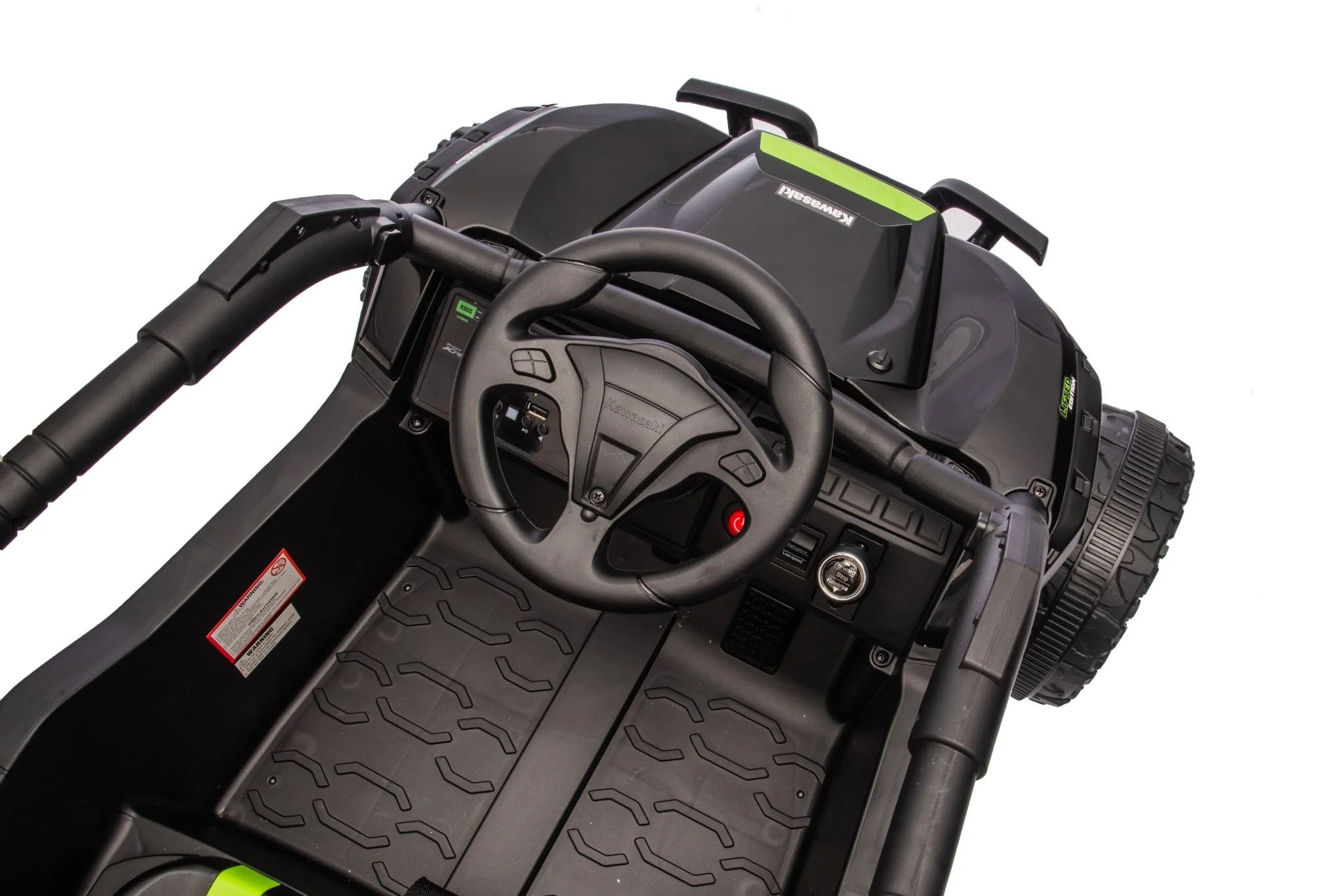 Kawasaki KRX 1000 Licensed 24V Ride-On Car – Remote Control, EVA Wheels, Leather Seat - Image 15