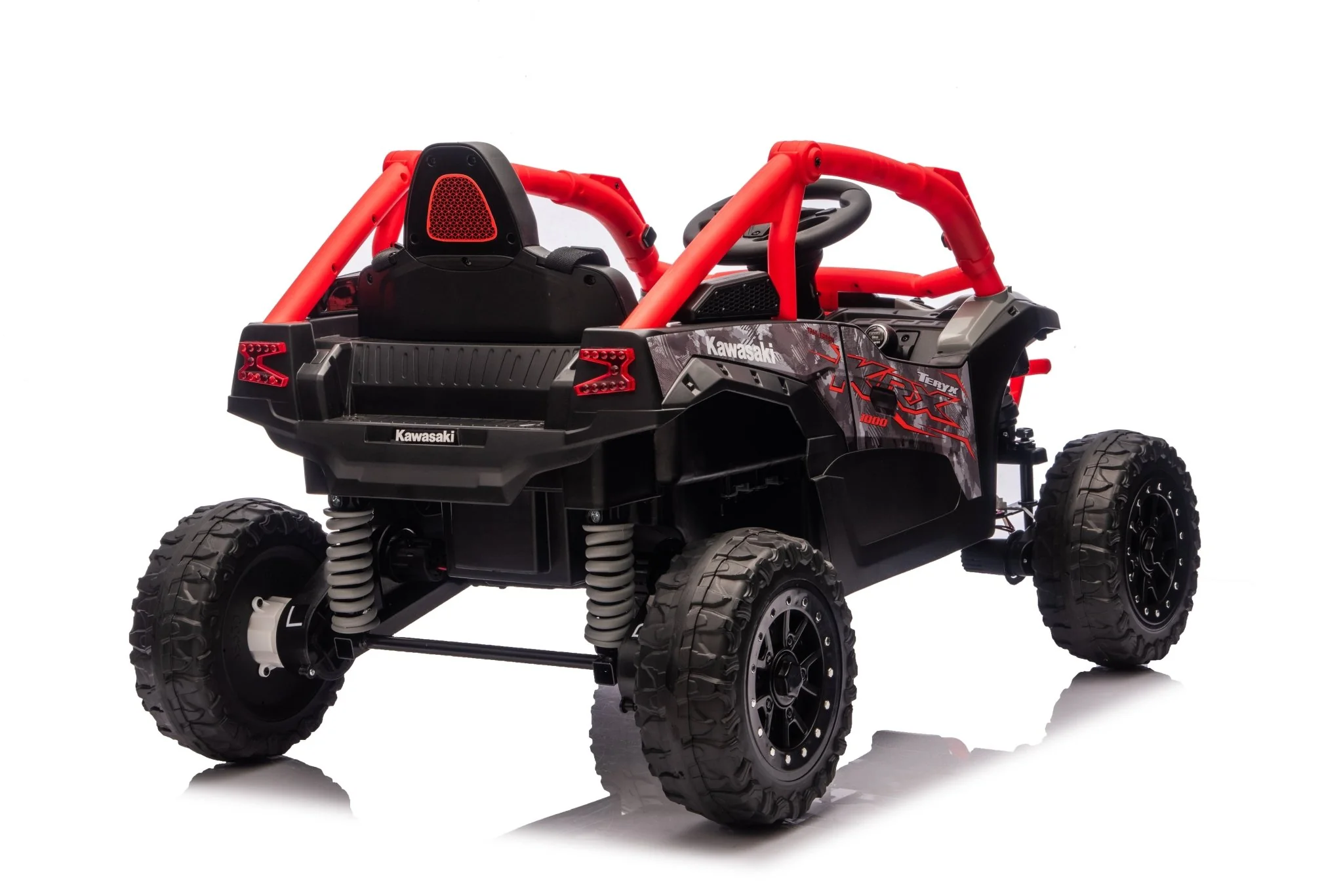 Kawasaki KRX 1000 Licensed 24V Ride-On Car – Remote Control, EVA Wheels, Leather Seat - Image 23