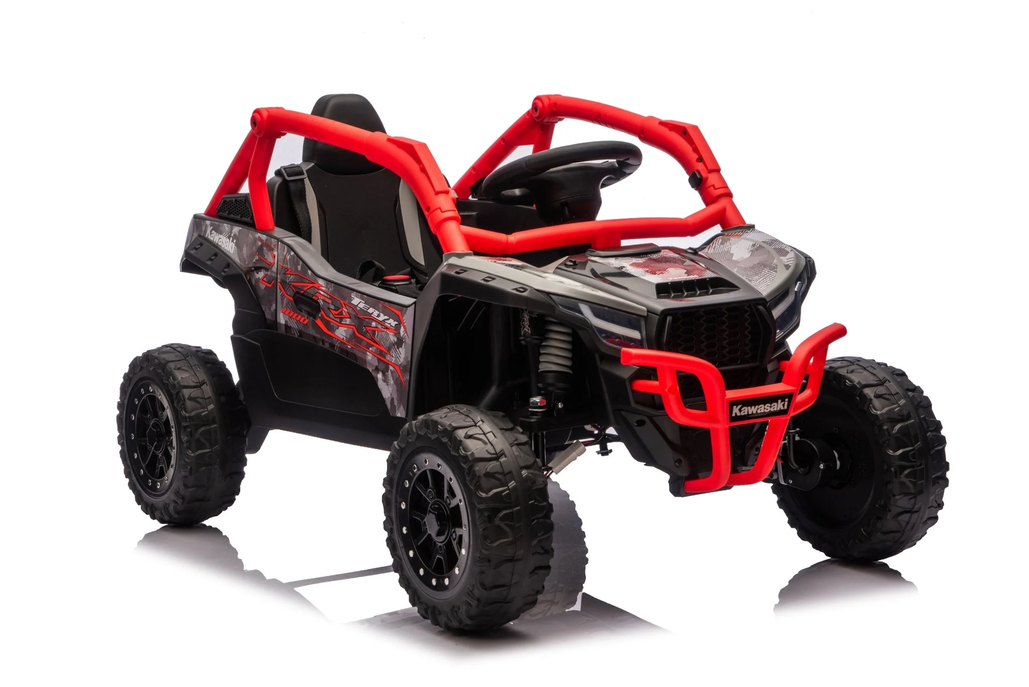 Kawasaki KRX 1000 Licensed 24V Ride-On Car – Remote Control, EVA Wheels, Leather Seat - Image 24