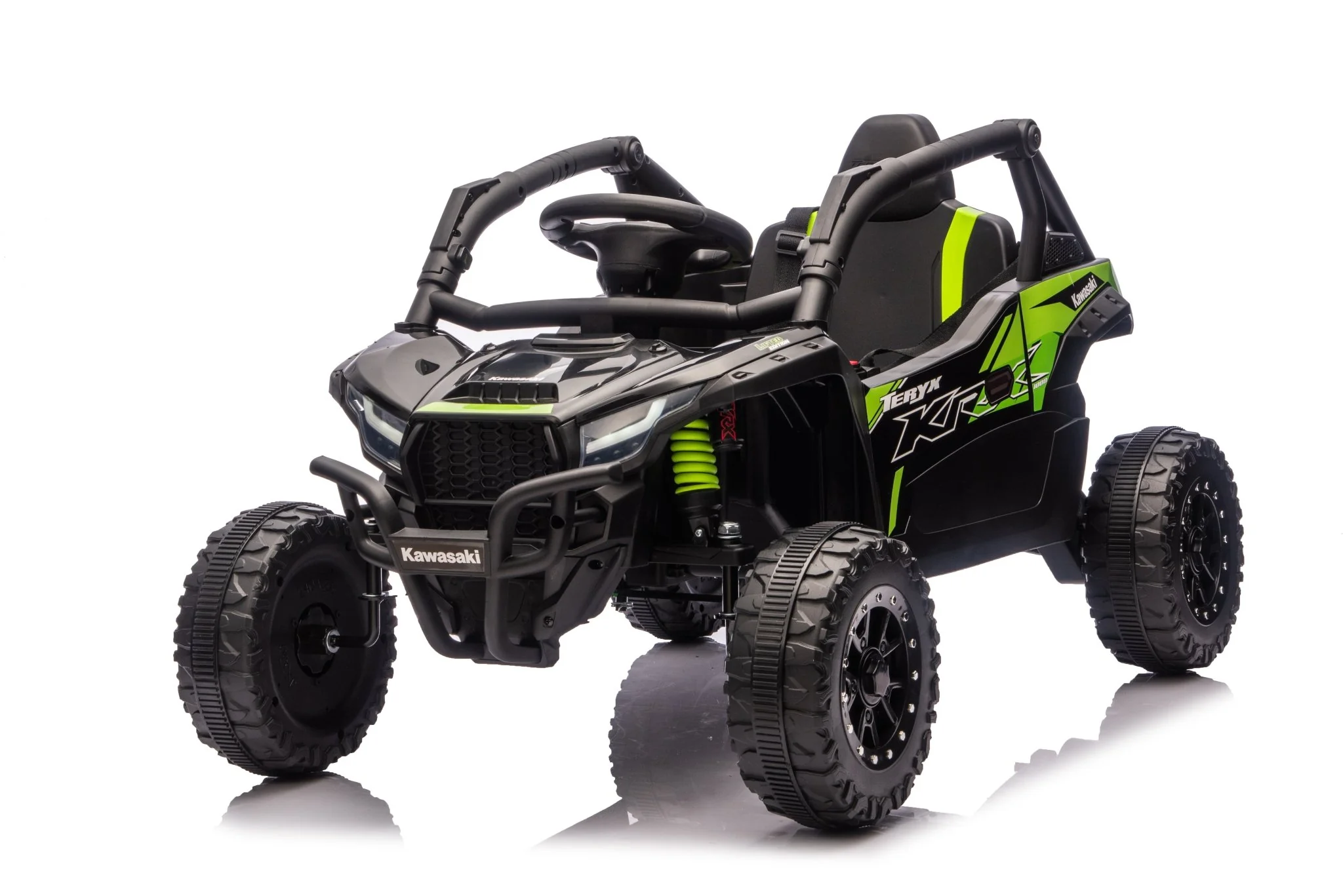 Kawasaki KRX 1000 Licensed 24V Ride-On Car – Remote Control, EVA Wheels, Leather Seat - Image 3