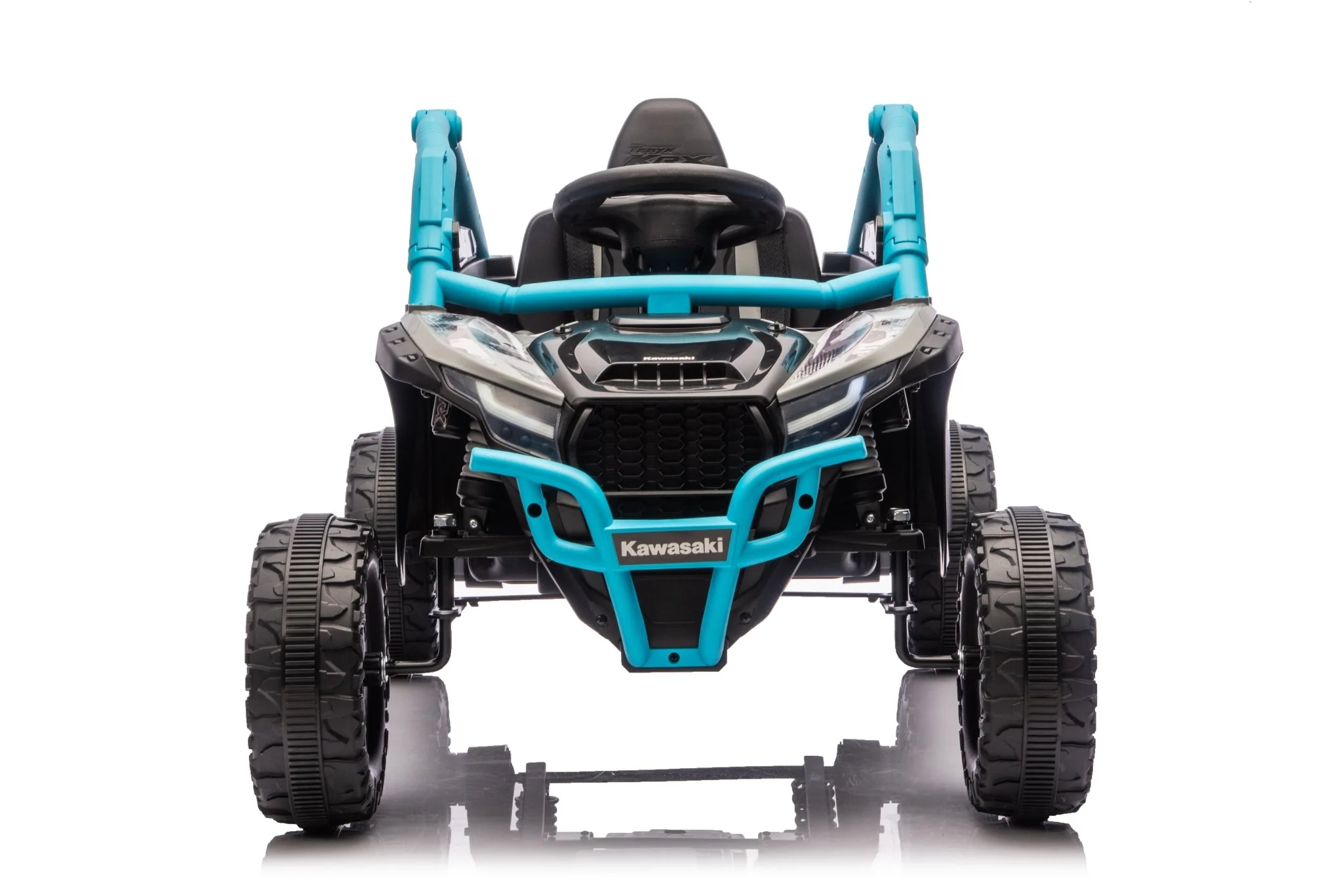 Kawasaki KRX 1000 Licensed 24V Ride-On Car – Remote Control, EVA Wheels, Leather Seat - Image 4