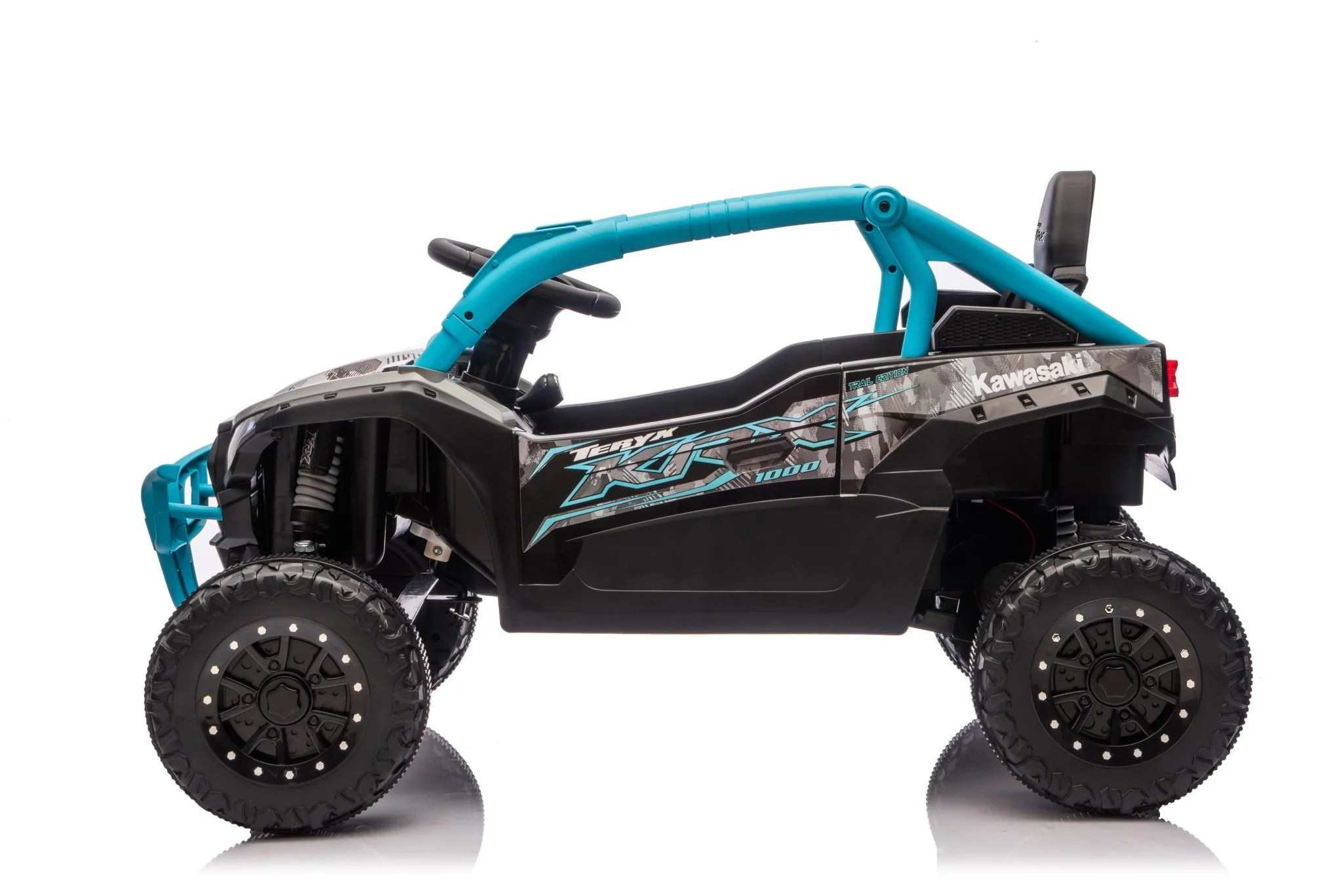 Kawasaki KRX 1000 Licensed 24V Ride-On Car – Remote Control, EVA Wheels, Leather Seat - Image 5
