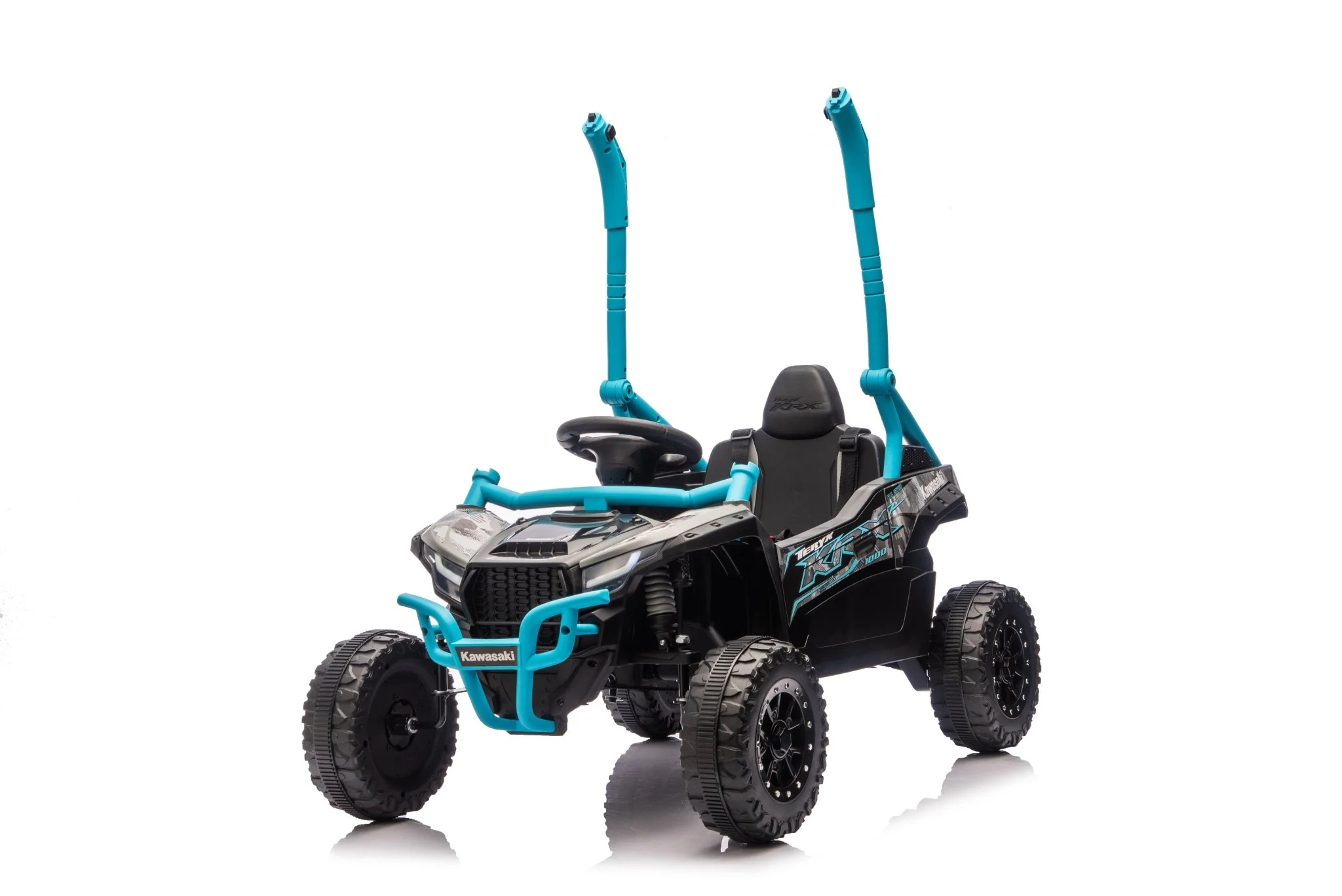 Kawasaki KRX 1000 Licensed 24V Ride-On Car – Remote Control, EVA Wheels, Leather Seat - Image 7