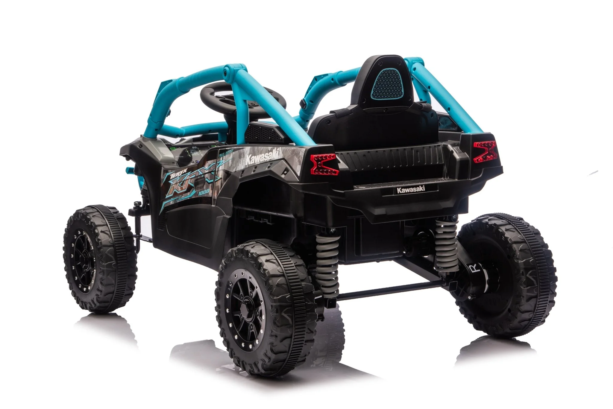 Kawasaki KRX 1000 Licensed 24V Ride-On Car – Remote Control, EVA Wheels, Leather Seat - Image 8