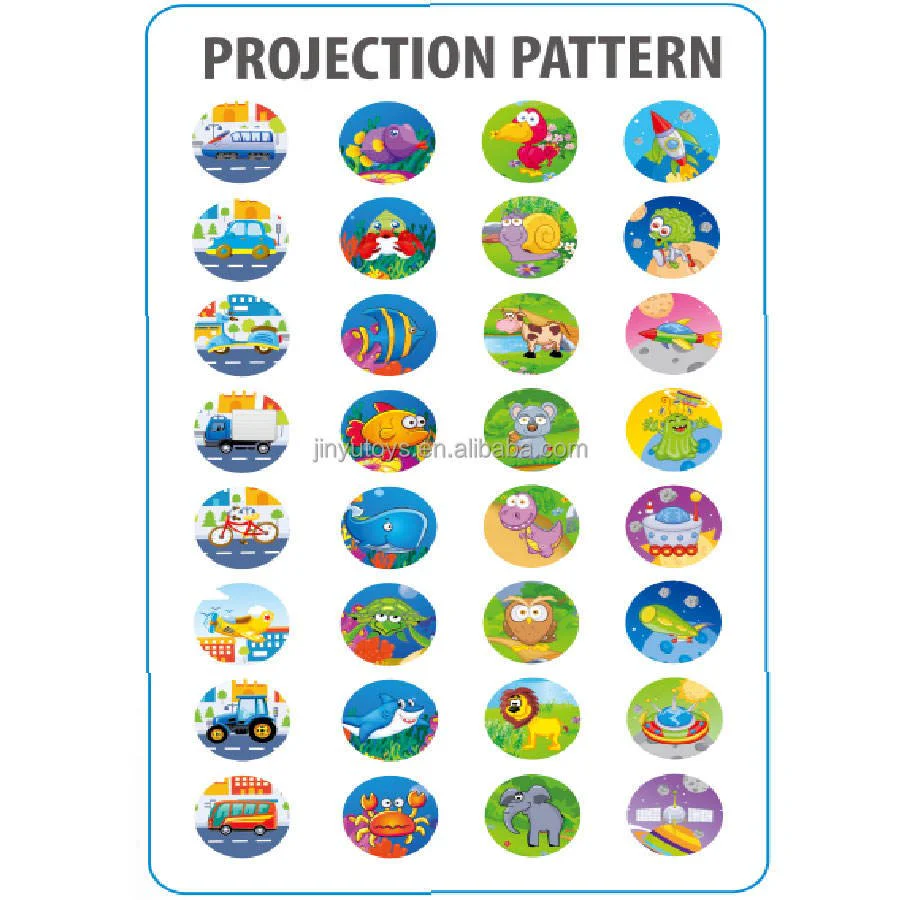 Kids Projection Drawing Board Blue Art Table Projector Painting Set JY480489 - Image 4