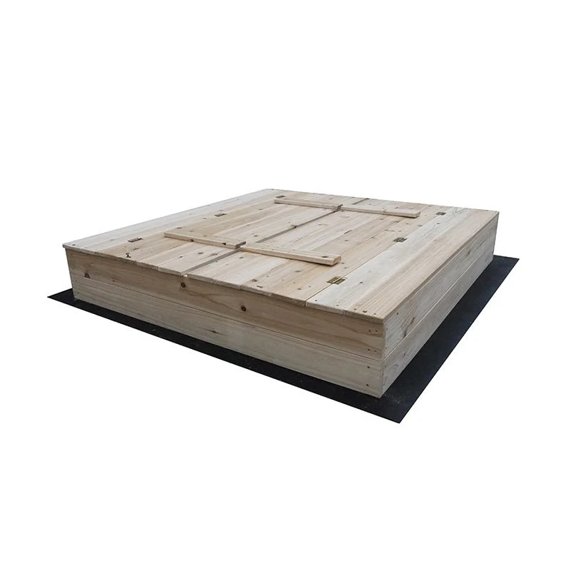 Kids Wooden Sandbox with Lockable Cover – Outdoor Backyard Play Structure | C529 - Image 6
