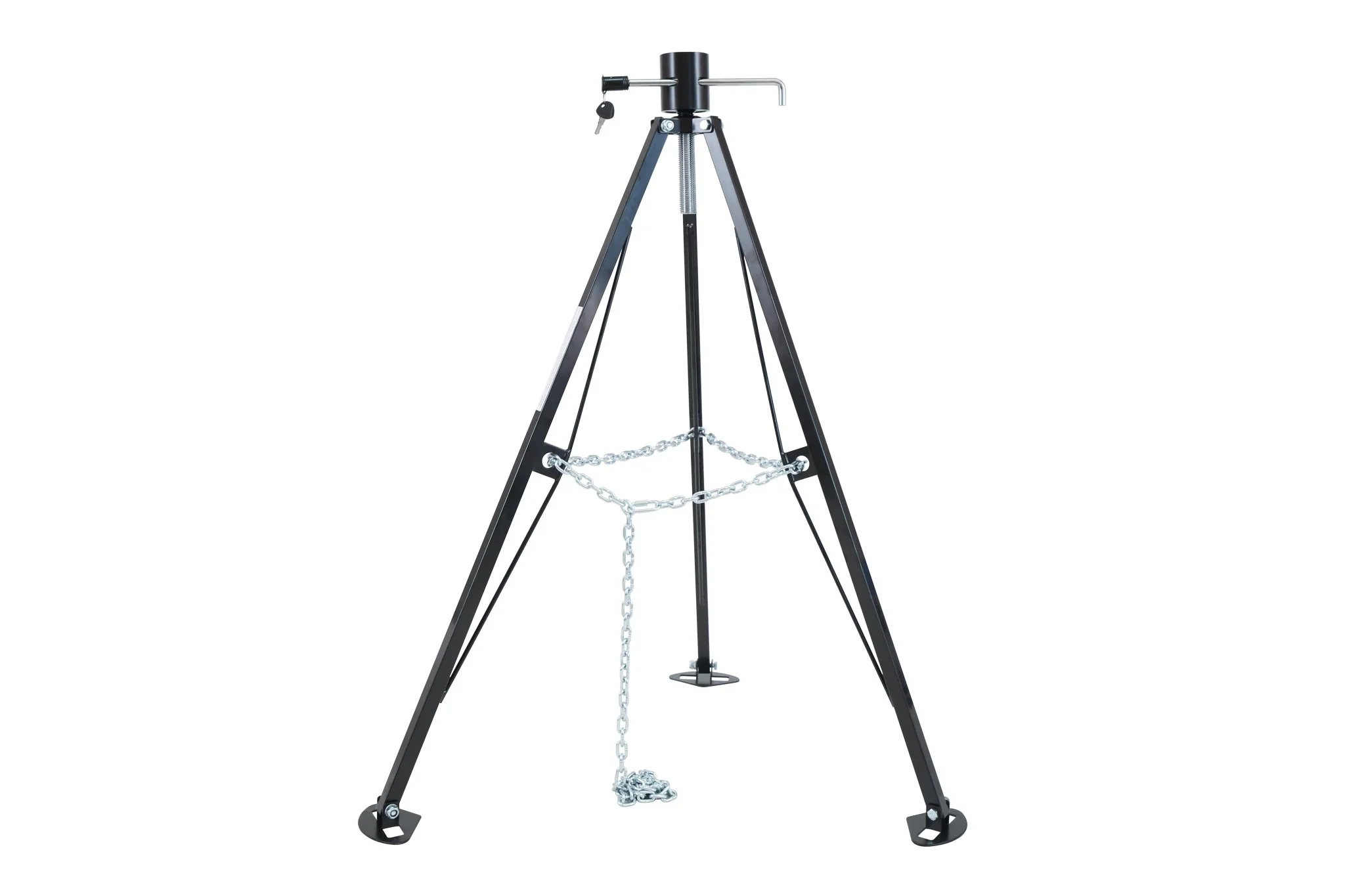King Pin Adjustable Locking Tripod Stabilizer Jack – 5th Wheel RV Support SJ050005