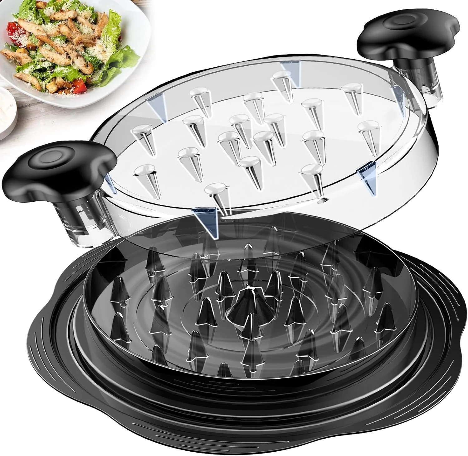 Large Chicken Shredder Tool Twist Manual Meat Shredder for Chicken Breast CS1122