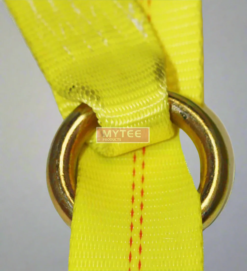 Lasso Ratchet Tie-Down Straps with Flat Hook & O-Ring – 2" x 10" | 4-Pack | 3,335 lbs WLL - Image 5
