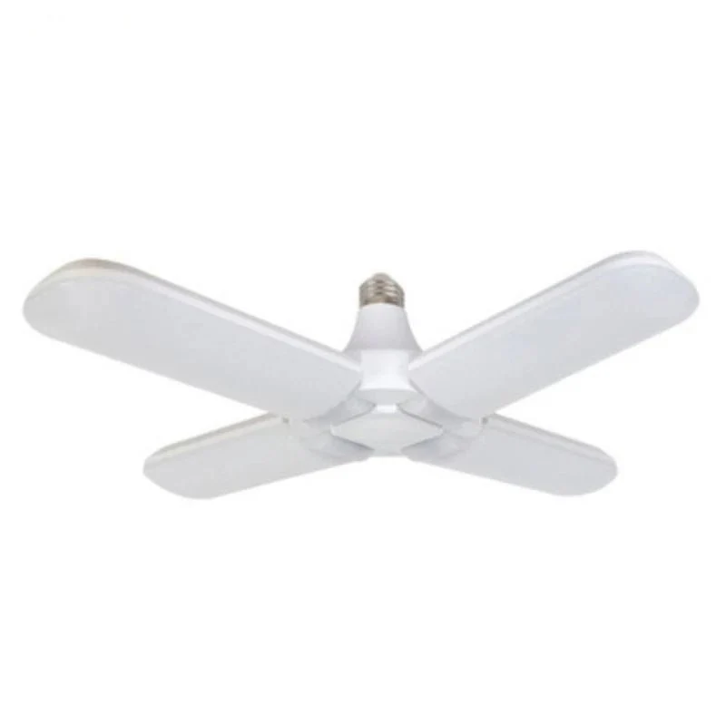 LED Garage Light Bulb 6500K Cool White Adjustable Fan Blade E26 Base 66125W