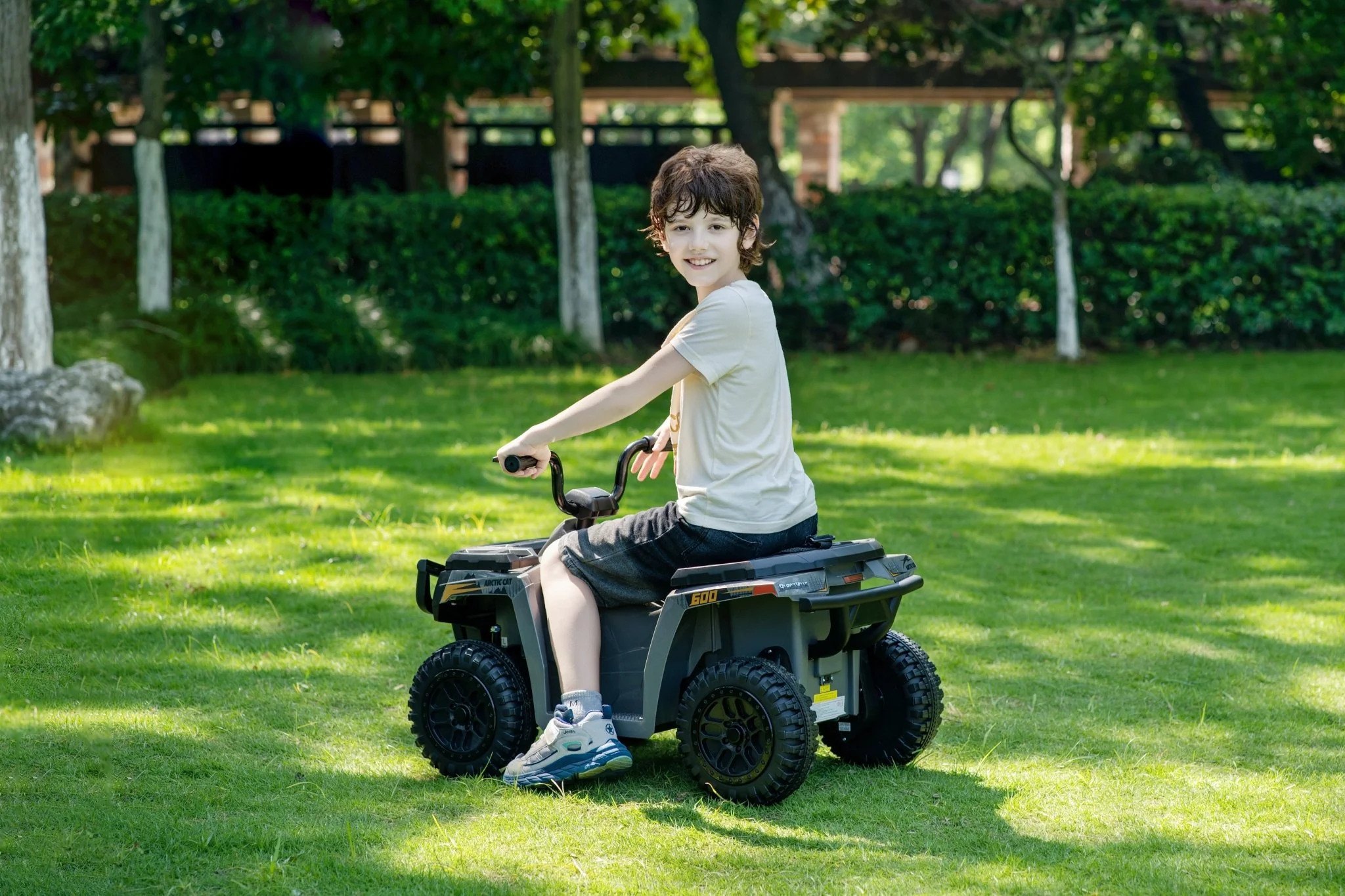 Licensed Arctic Cat 24V Ride-On ATV Quad Bike for Kids | Remote Control, LED Lights, EVA Wheels - Image 73