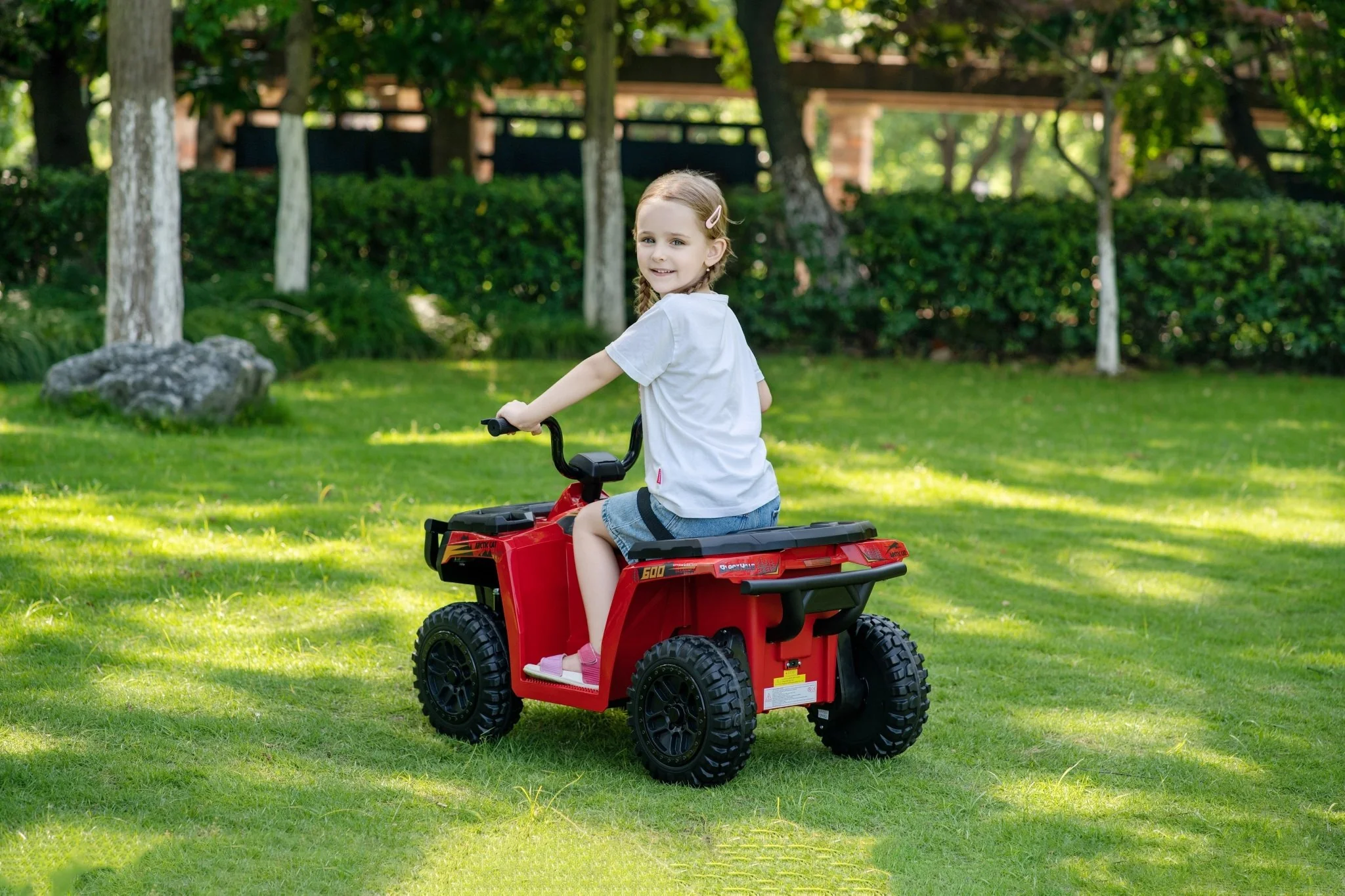 Licensed Arctic Cat 24V Ride-On ATV Quad Bike for Kids | Remote Control, LED Lights, EVA Wheels - Image 75