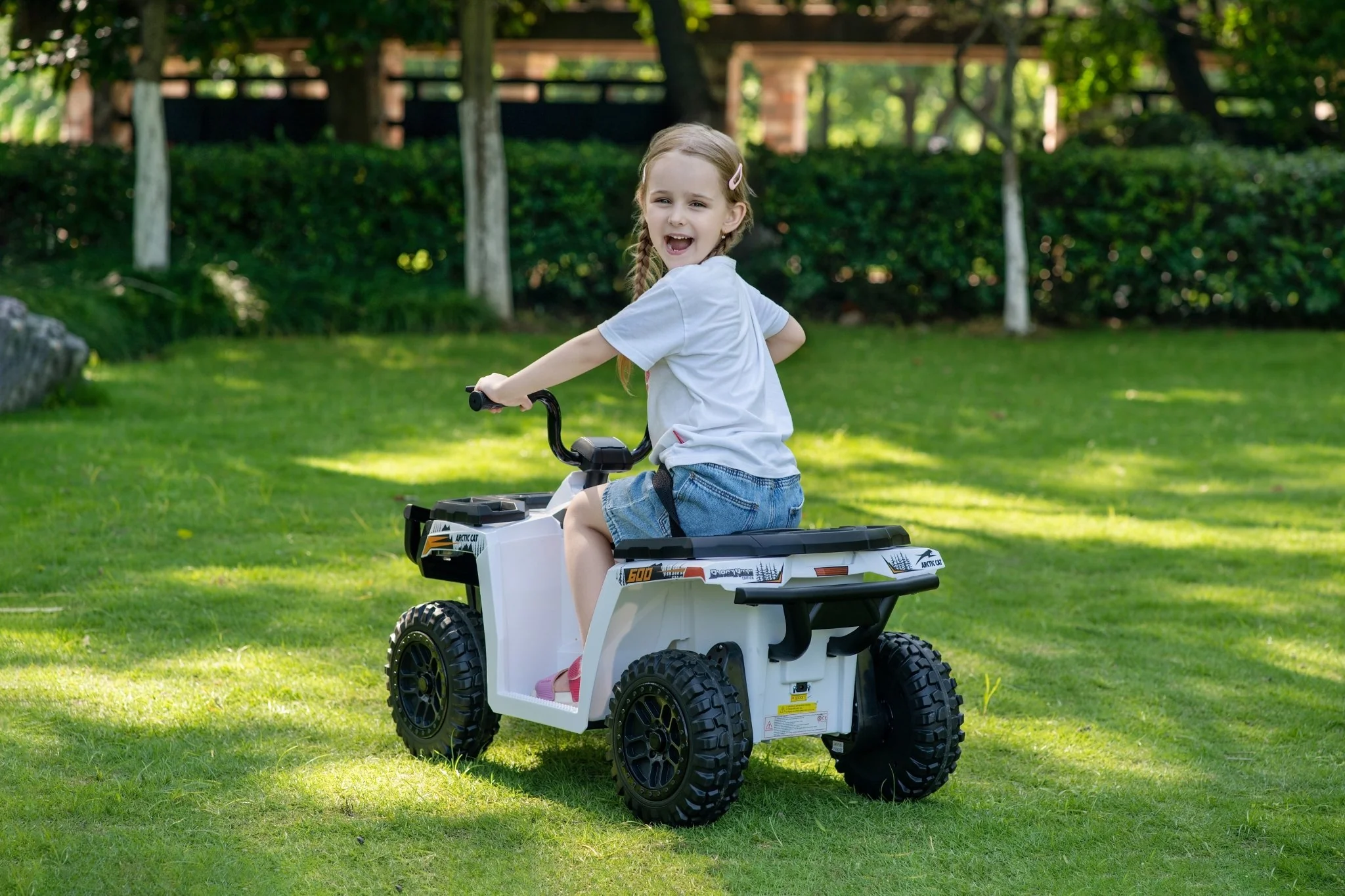 Licensed Arctic Cat 24V Ride-On ATV Quad Bike for Kids | Remote Control, LED Lights, EVA Wheels - Image 79