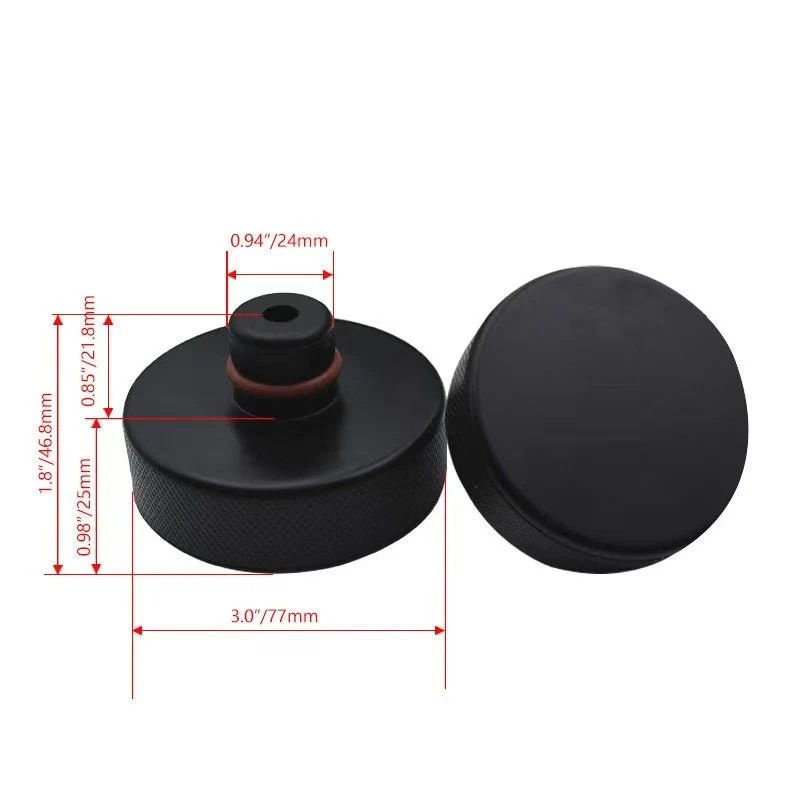 Lifting Jack Pad Set for Tesla Model 3/S/X/Y (2013–2025) 4-Piece Rubber Pucks with Storage Case LJPFT - Image 3