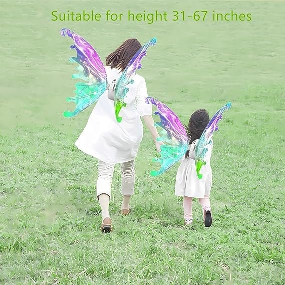 Light Up Butterfly Fairy Wings Costume Kids LED Dress Up Set CPS286059 - Image 5