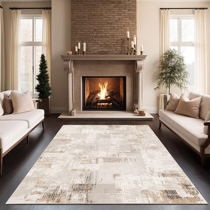 Machine Washable Low-Profile Area Rug with Non-Slip Backing – 6×9 & 8×10 - Image 11
