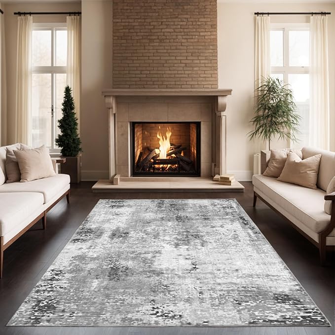Machine Washable Low-Profile Area Rug with Non-Slip Backing – 6×9 & 8×10 - Image 20