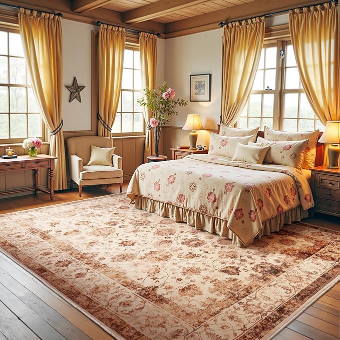 Machine Washable Low-Profile Area Rug with Non-Slip Backing – 6×9 & 8×10 - Image 41