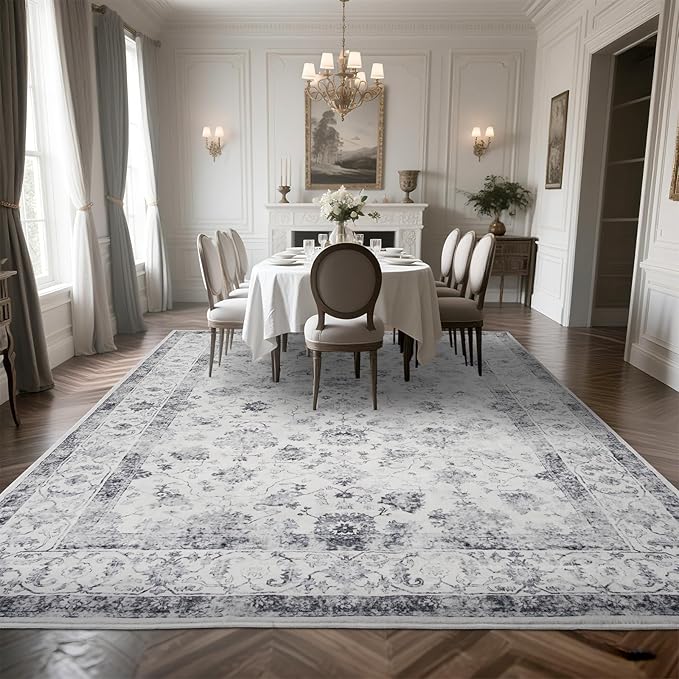 Machine Washable Low-Profile Area Rug with Non-Slip Backing – 6×9 & 8×10 - Image 54