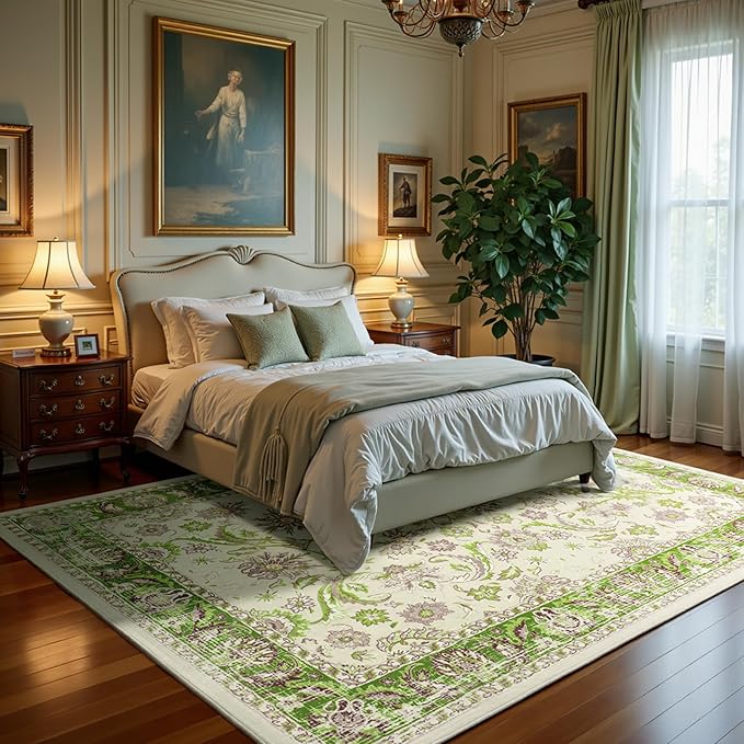 Machine Washable Low-Profile Area Rug with Non-Slip Backing – 6×9 & 8×10 - Image 70