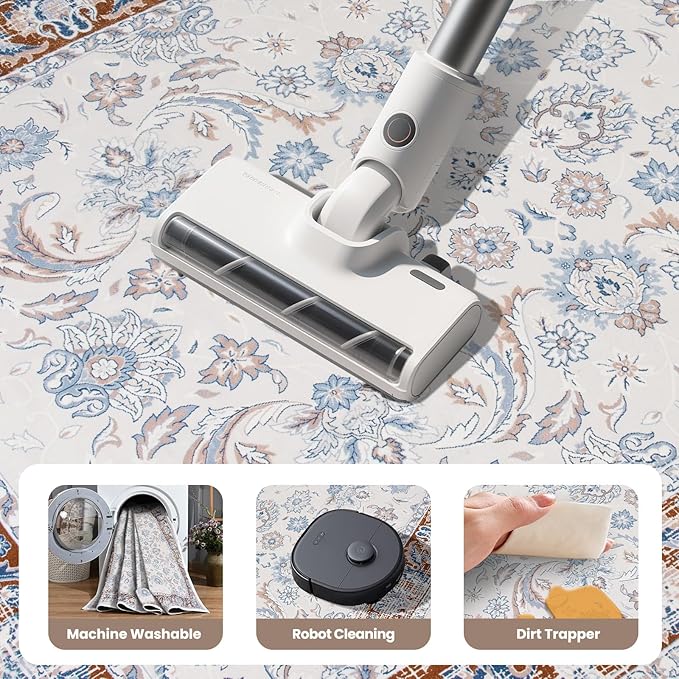 Machine Washable Low-Profile Area Rug with Non-Slip Backing – 6×9 & 8×10 - Image 75