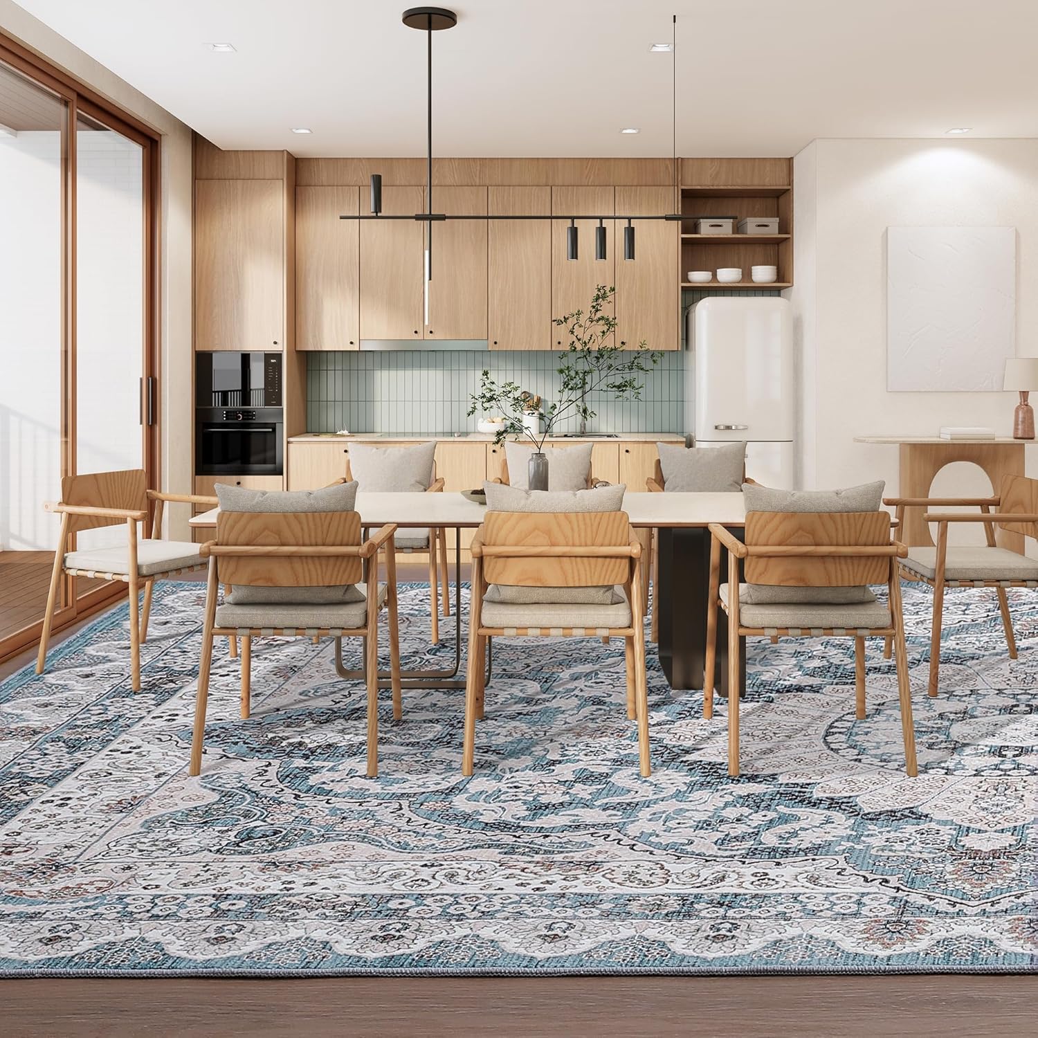 Machine Washable Low-Profile Area Rug with Non-Slip Backing – 6×9 & 8×10 - Image 8