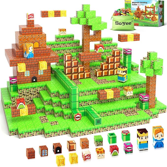 Magnetic Building Blocks Set STEM Toy for Kids - Image 2