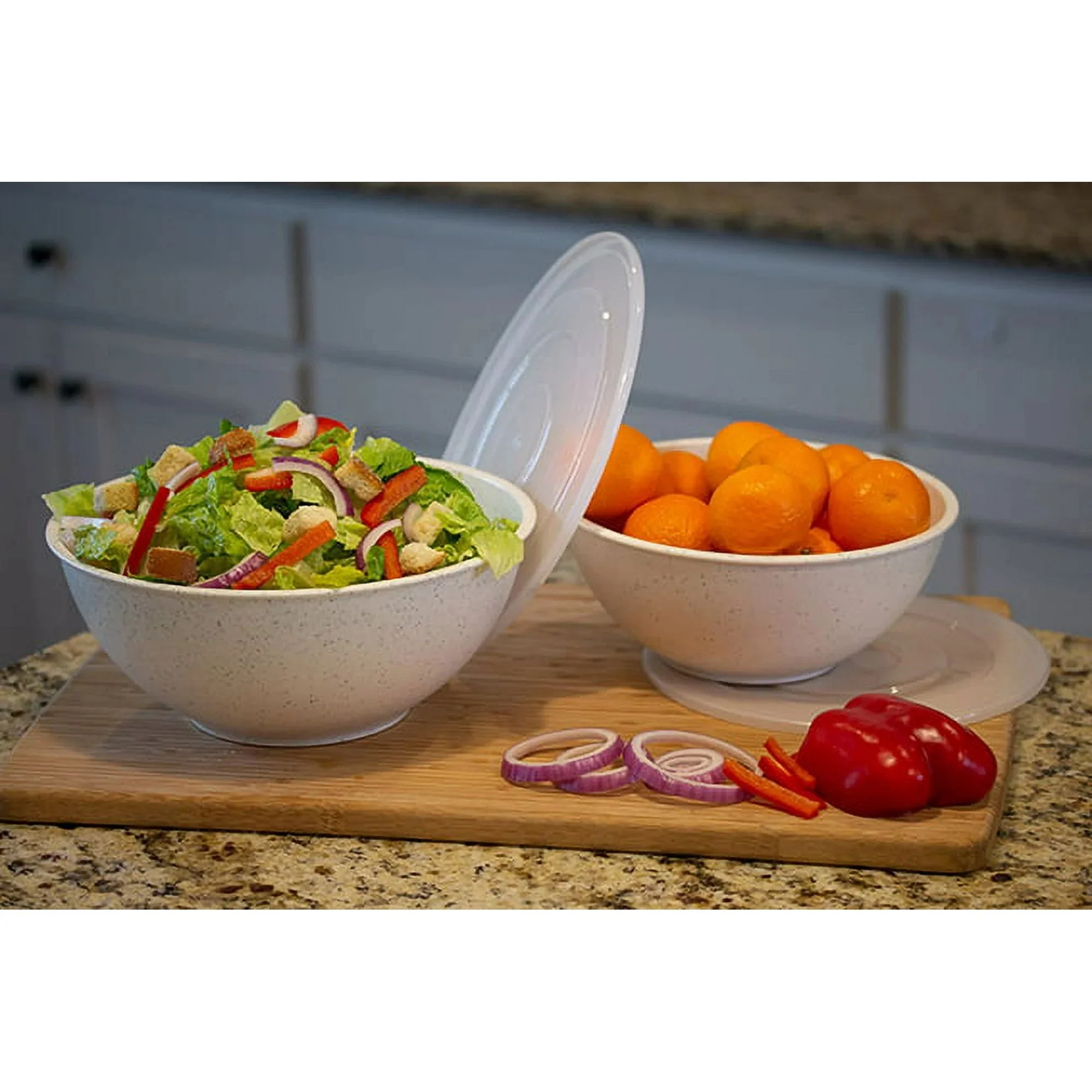 Mainstays 28-Piece Eco-Friendly Recycled Plastic Dinnerware Set – Service for 4 849434028484 - Image 6