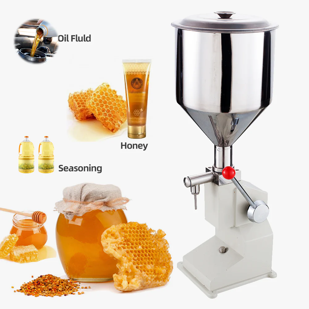New Manual Commercial Liquid Filling Machine – Bottle Filler for Oil, Juice, Water & More 318358