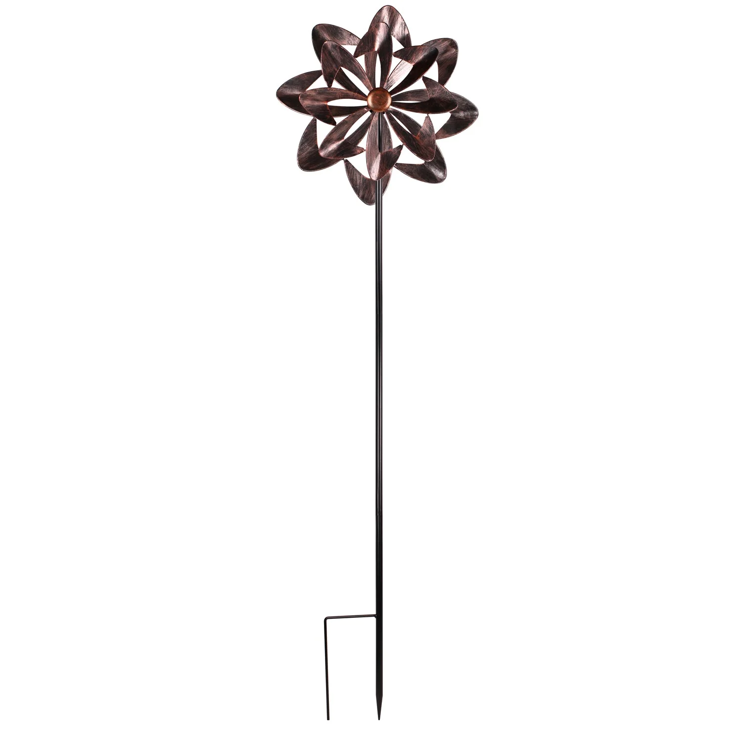 Metal Garden Wind Spinner Windmill – Kinetic Yard Art Ornament