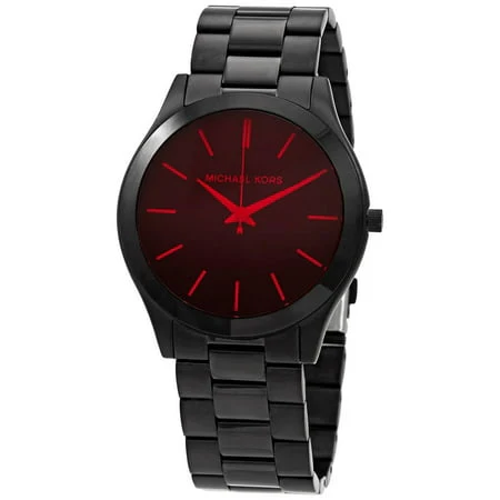 Michael Kors Slim Runway Black Stainless Steel Mens Watch - Image 2