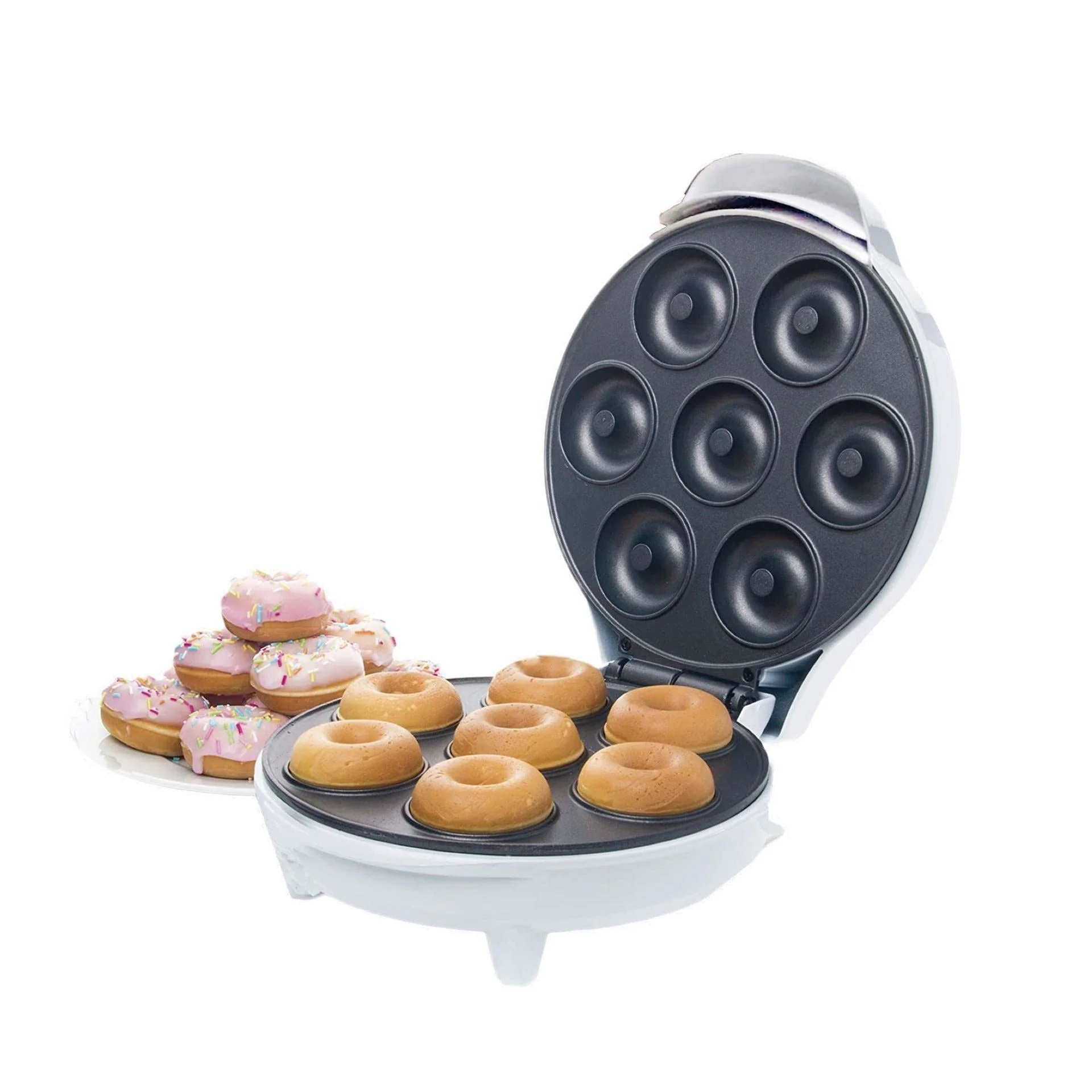 Mini Electric Doughnut Maker with Non-Stick Plates – Compact Donut Maker US Plug DNTMN2 - Image 3