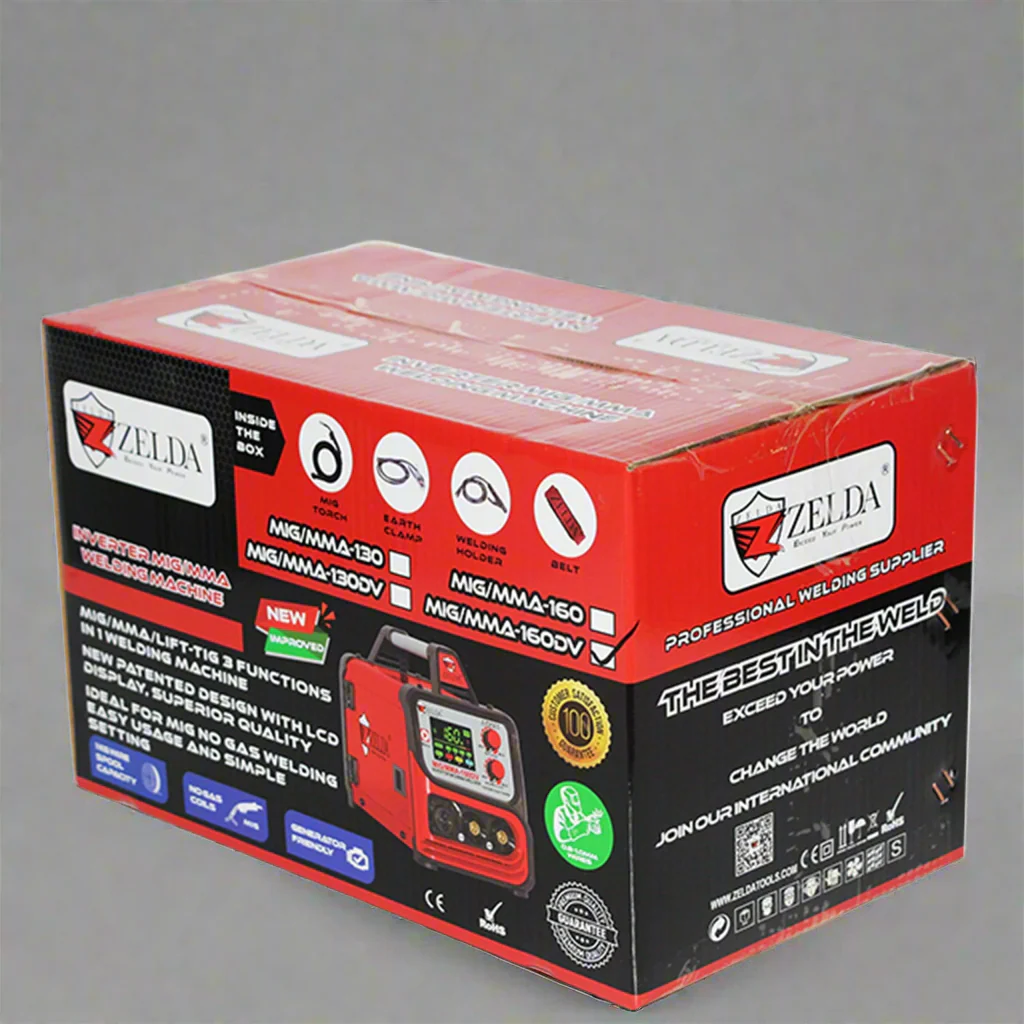 MMA160DV 3-in-1 MIG MMA TIG Welder – Dual Voltage 110V/220V, Compact Inverter - MMA160DV - Image 3