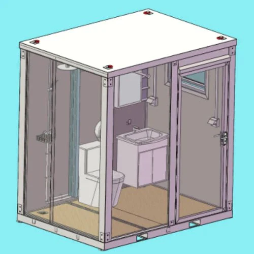 Mobile Toilet & Portable Shower Restroom Units Bathroom – Single, Double & Shower Models for Job Sites & Events - Image 3