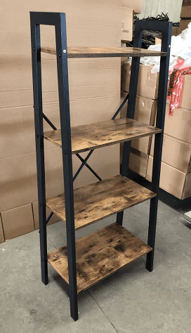 New Modern 4-Tier Ladder Bookshelf – Wood Display & Storage Rack for Home or Office – Model LS04 - Image 8