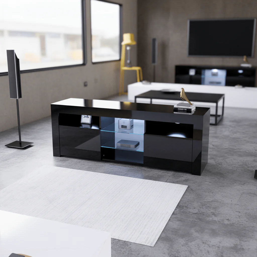 New Modern High Gloss LED TV Cabinet – Model 41553W