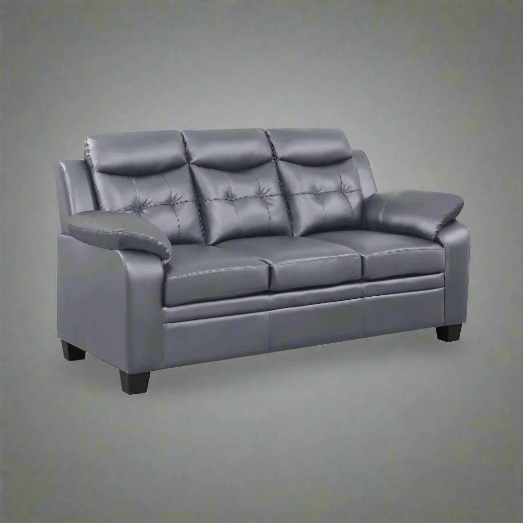 Modern 3-Piece Living Room Sofa Set – Stylish Leatherette Sofa, Loveseat & Armchair - Image 11