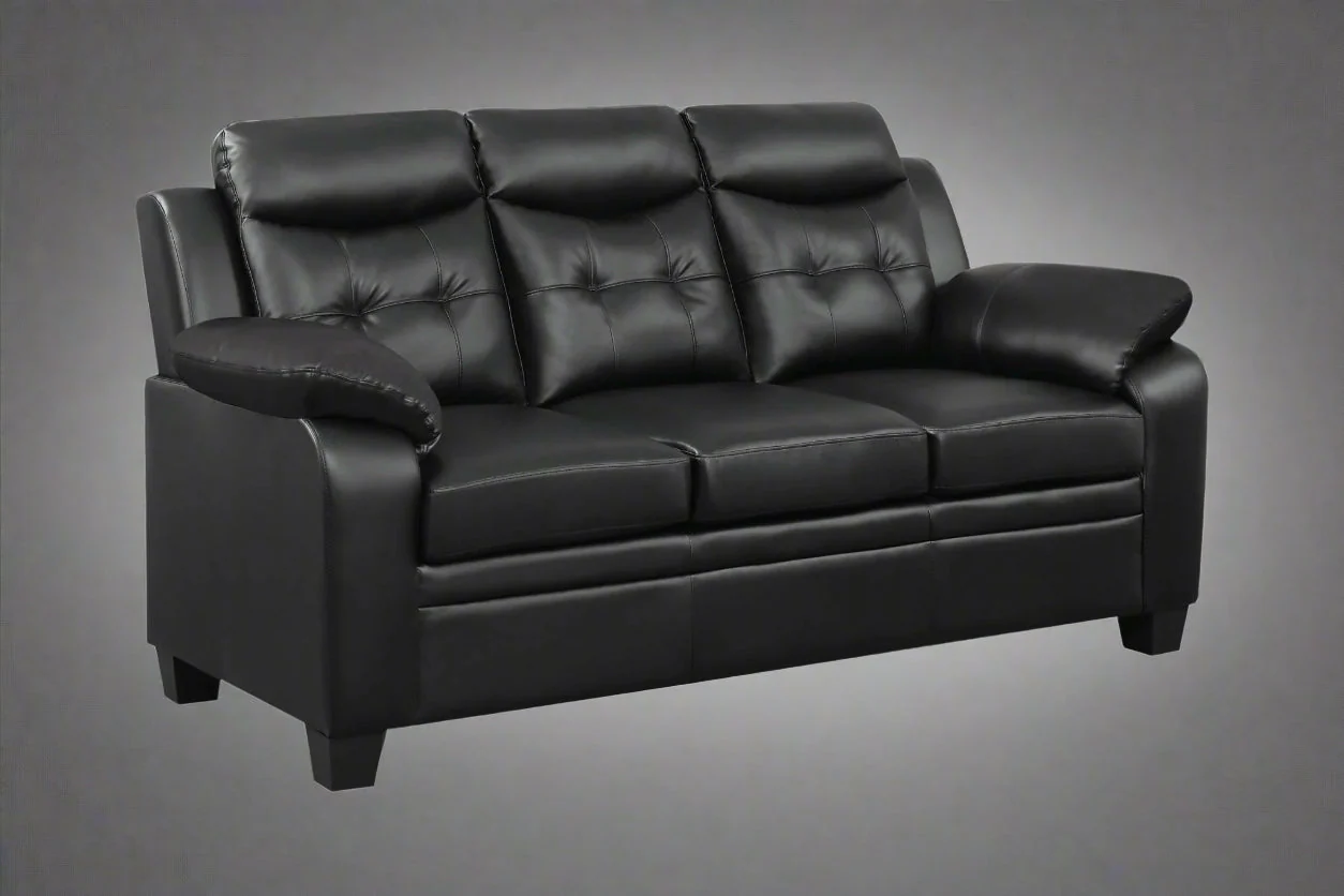 Modern 3-Piece Living Room Sofa Set – Stylish Leatherette Sofa, Loveseat & Armchair - Image 12