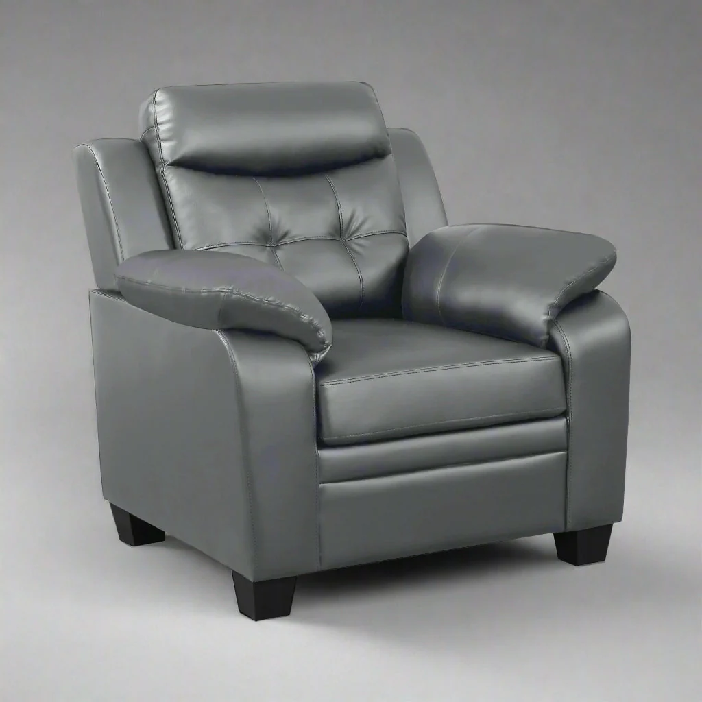 Modern 3-Piece Living Room Sofa Set – Stylish Leatherette Sofa, Loveseat & Armchair - Image 13