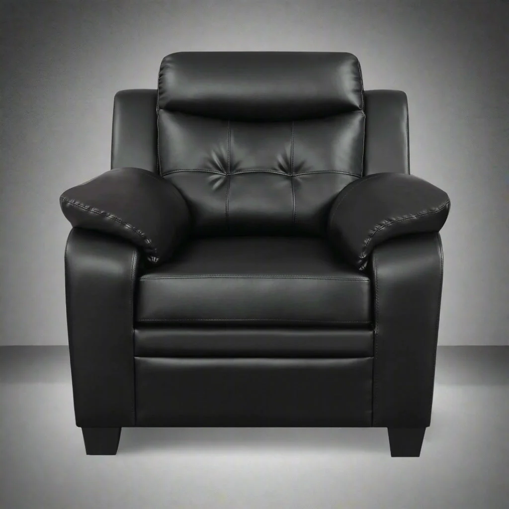 Modern 3-Piece Living Room Sofa Set – Stylish Leatherette Sofa, Loveseat & Armchair - Image 15