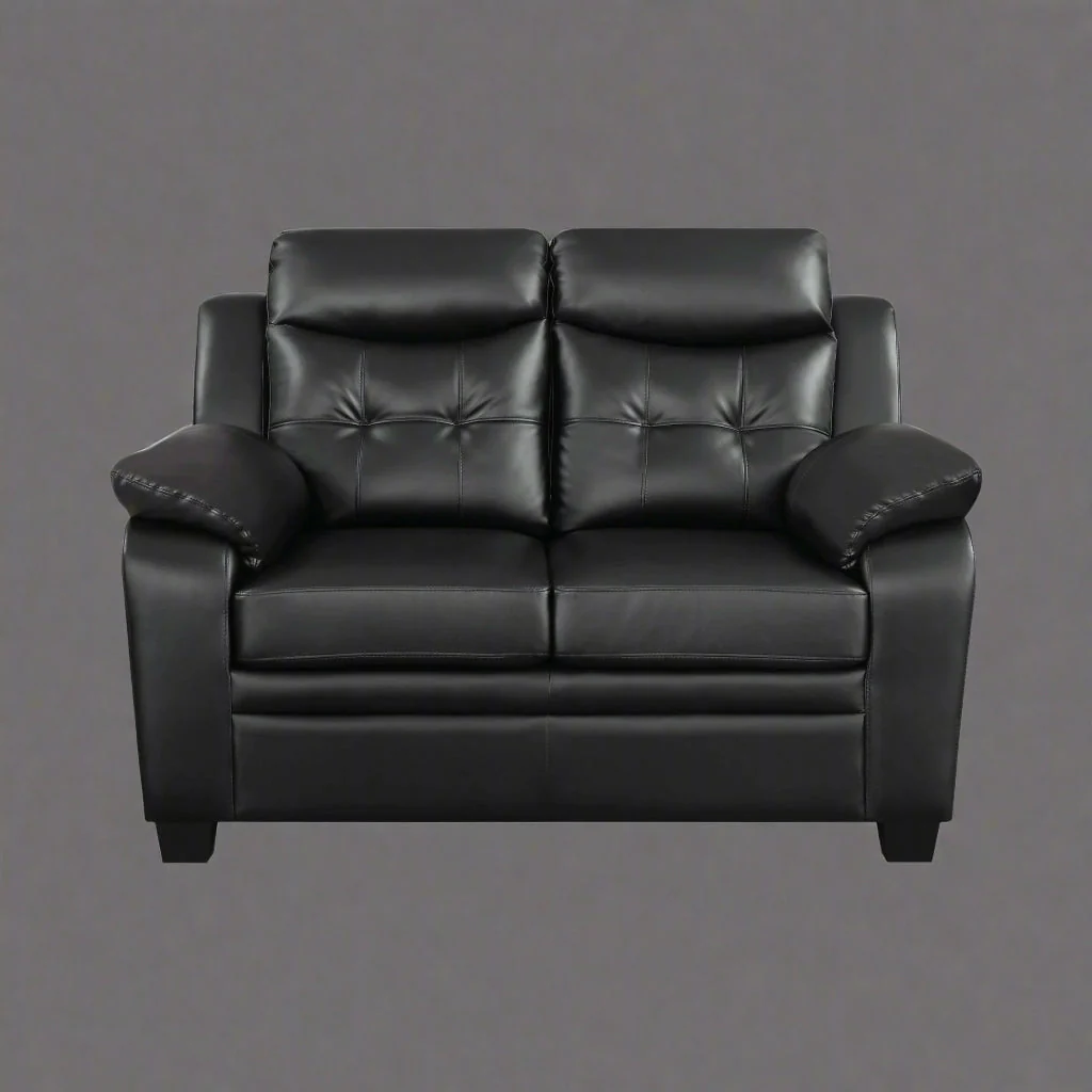 Modern 3-Piece Living Room Sofa Set – Stylish Leatherette Sofa, Loveseat & Armchair - Image 4