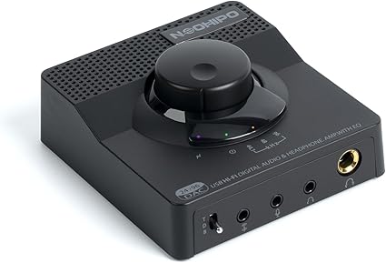 NEOHIPO H1 USB Gaming DAC Headphone Amplifier Mini Hi Fi Digital to Analog Converter for PC and PS5