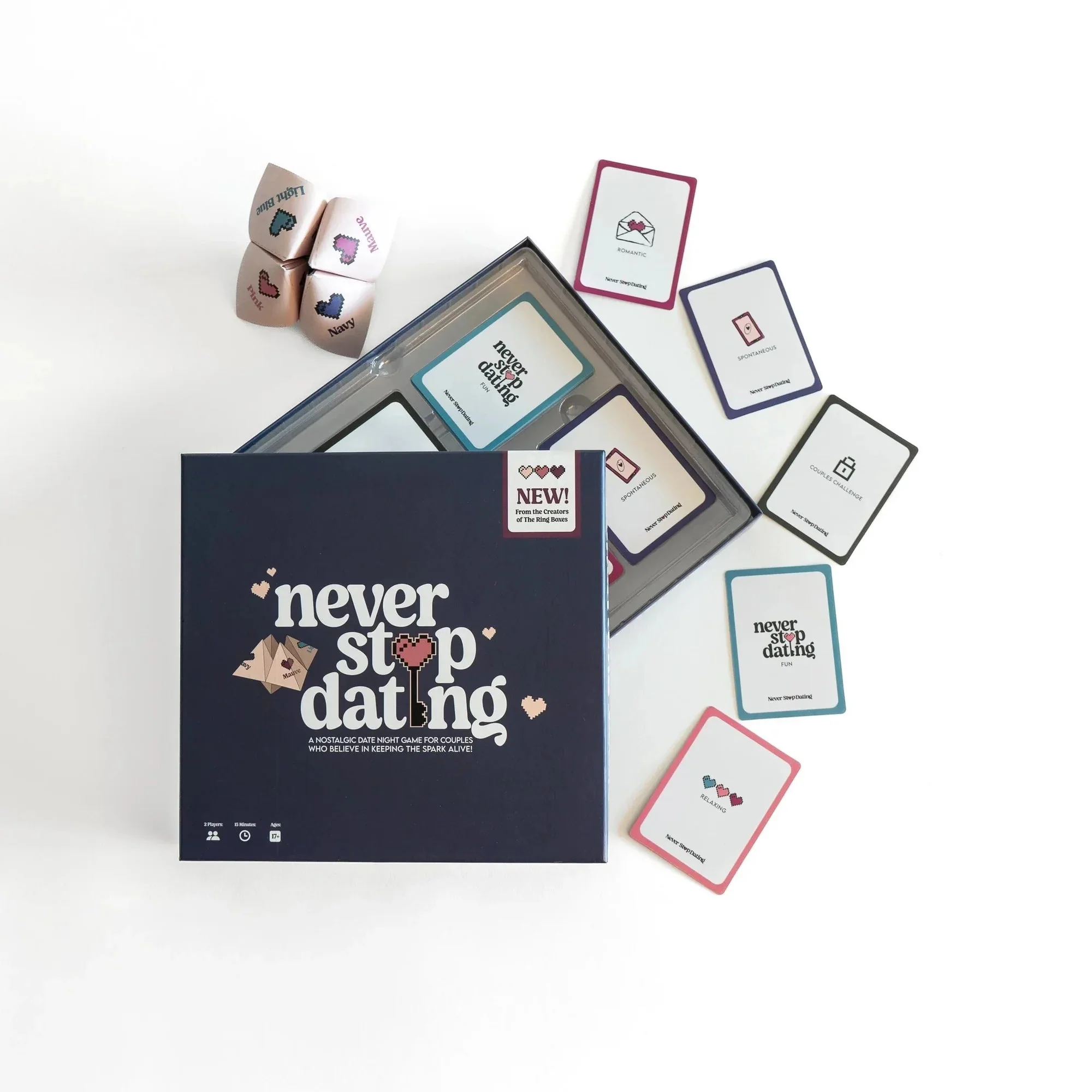Never Stop Dating Couples Card Game – Romantic Date Night Activity Game for Couples & Relationship Building - Image 2