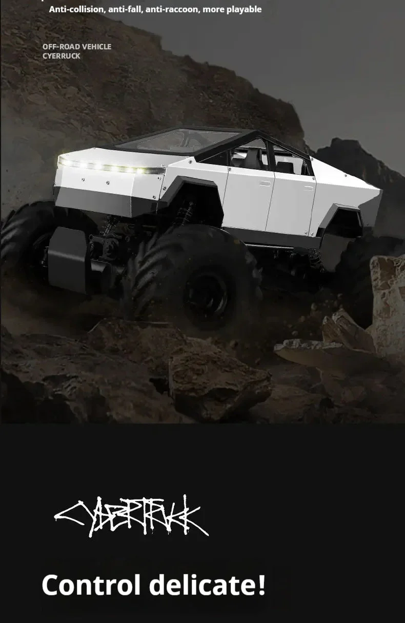 New 1:8 4WD RC Cyber Remote Control Truck – High-Speed Off-Road Electric Racing Car CSJ56792 - Image 7