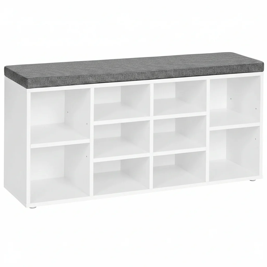 New 10-Compartment Shoe Storage Cabinet – Entryway & Bedroom Organizer - Image 2