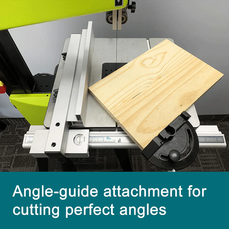 New 10-Inch 2-Speed Wood Bandsaw – 0.5 HP Benchtop Bandsaw for Precision Cutting BM10718 - Image 4